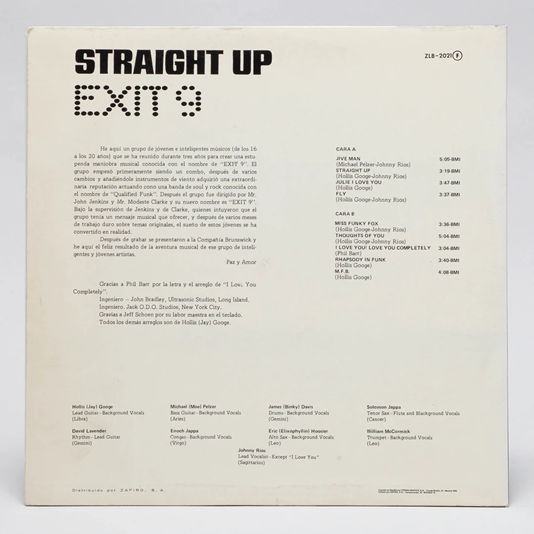 Exit 9 "Straight Up" - Image 2