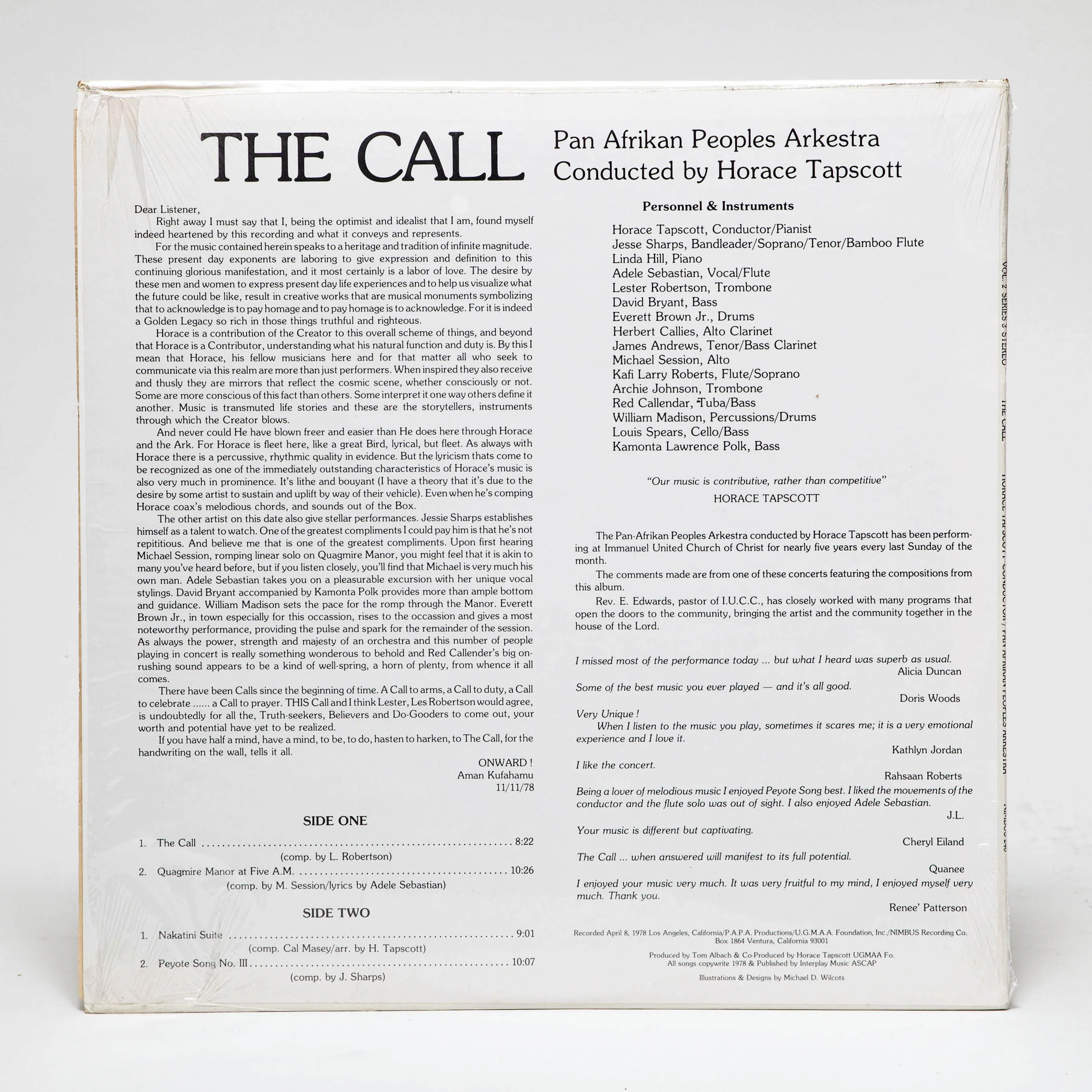 Horace Tapscott "The Call" - Image 2