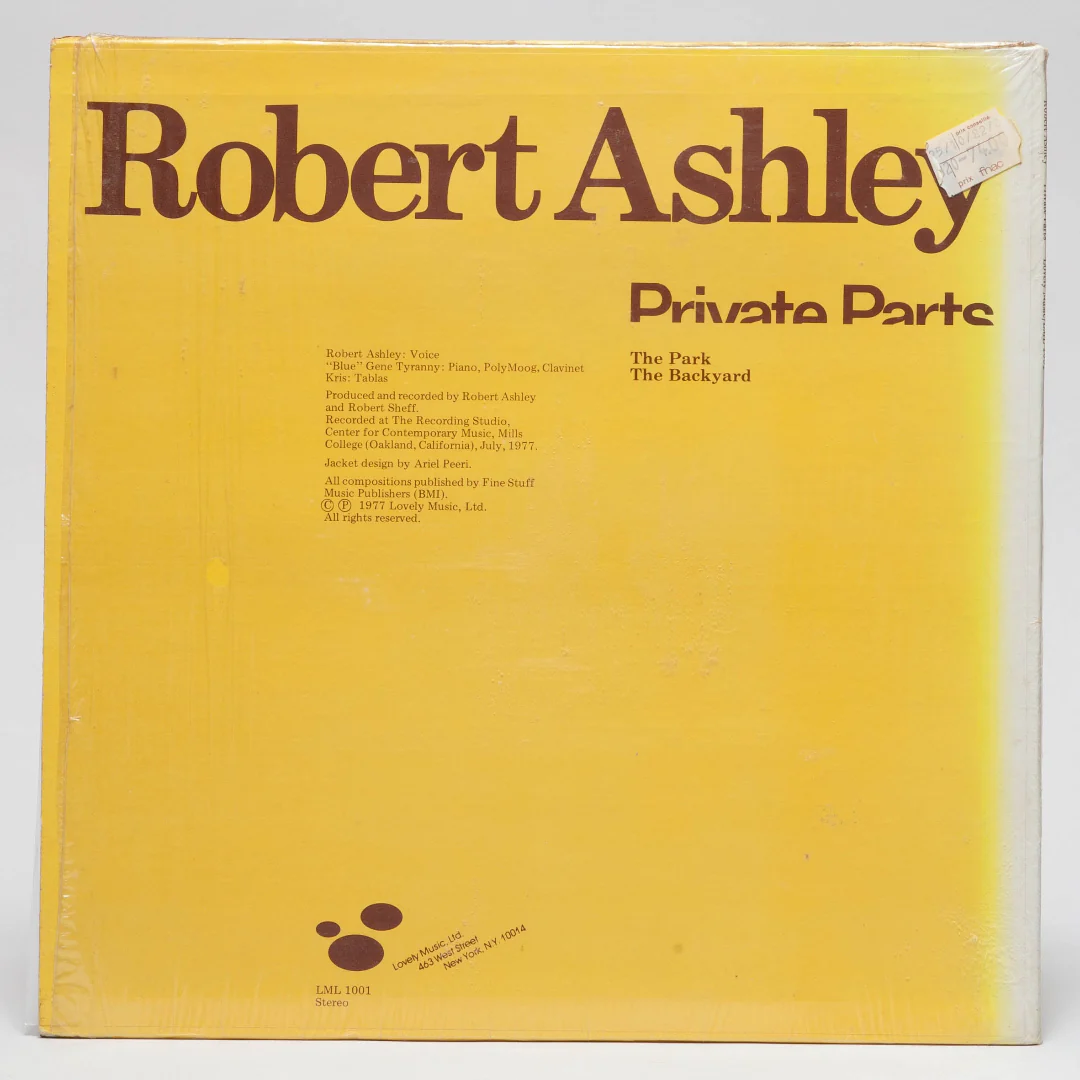 Robert Ashley "Private Parts" - Image 2